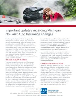 Important updates regarding Michigan No-Fault Auto Insurance changes