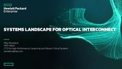 SYSTEMS LANDSCAPE FOR OPTICAL INTERCONNECT - Mike Woodacre HPE Fellow CTO for High-Performance Computing and Mission Critical Systems ...