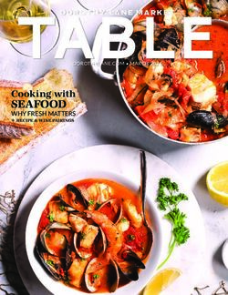 TABLE SEAFOOD Cooking with - Dorothy Lane Market