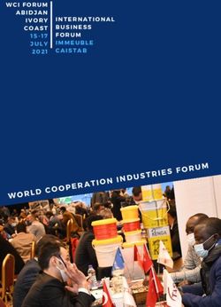 INDUSTRIES FORUM WORLD COOPERATION - WCI FORUM - World Cooperation Industries ...