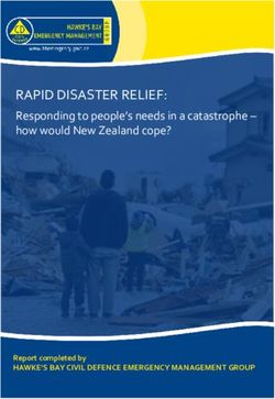 RAPID DISASTER RELIEF: Responding to people's needs in a catastrophe - how would New Zealand cope? - Civil Defence