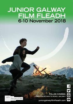 JUNIOR GALWAY FILM FLEADH - 6-10 November 2018 - P&Aacute;L&Aacute;S CINEMA junior.galwayfilmfleadh.com