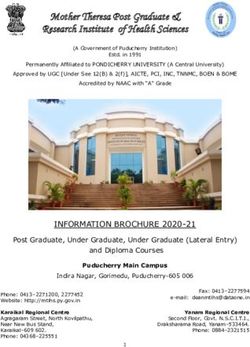 Mother Theresa Post Graduate & Research Institute of Health Sciences