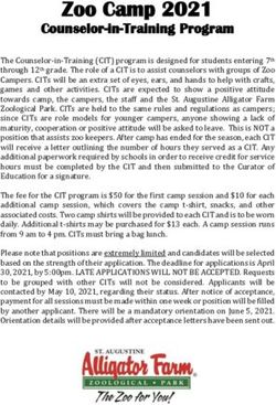 Zoo Camp 2021 Counselor-in-Training Program - St. Augustine Alligator Farm ...