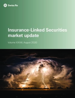 Insurance-Linked Securities market update - Volume XXXIII, August 2020 - Swiss Re