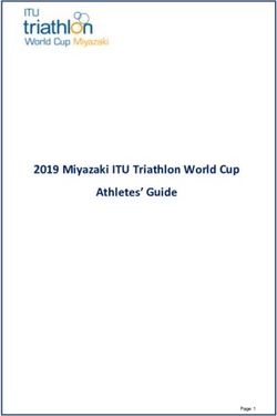 2019 Miyazaki ITU Triathlon World Cup Athletes' Guide