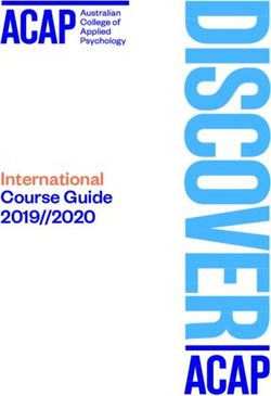 International Course Guide 2019//2020 - ACAP