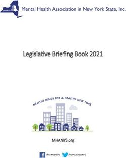 Legislative Briefing Book 2021 - MHANYS.org - Mental Health Association in ...