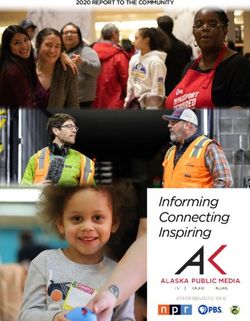 Informing Connecting Inspiring - 2020 REPORT TO THE COMMUNITY - Alaska Public Media