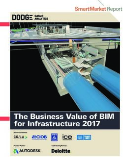 The Business Value of BIM for Infrastructure 2017 - SmartMarket Report - Deloitte