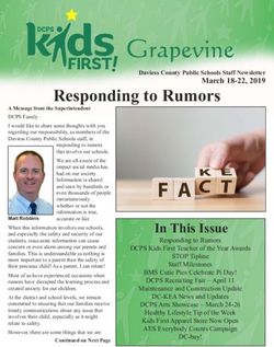 Responding to Rumors - Daviess County Public Schools