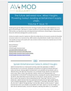 The future delivered now. Allied Vaughn. Powering today's leading entertainment supply chain.