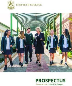 PROSPECTUS Learn to Live | Ako ki te Oranga - Lynfield College