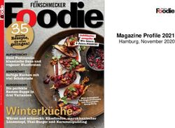 Magazine Profile 2021 - Hamburg, November 2020 - Jahreszeiten Verlag