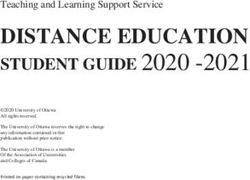 DISTANCE EDUCATION STUDENT GUIDE 2020 -2021 - Teaching and Learning ...