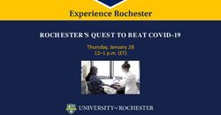 ROCHESTER'S QUEST TO BEAT COVID-19 - Thursday, January 28 12-1 p.m. (ET) - University of ...