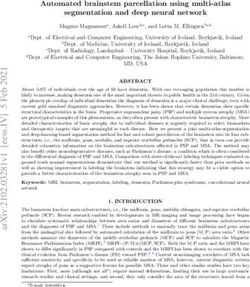 MD, USA segmentation and deep neural network