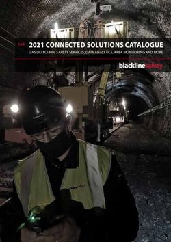 2021 CONNECTED SOLUTIONS CATALOGUE - GAS DETECTION, SAFETY SERVICES, DATA ANALYTICS, AREA MONITORING AND MORE - Blackline ...