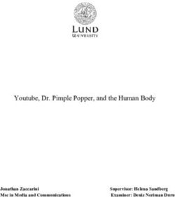 Youtube, Dr. Pimple Popper, and the Human Body - Jonathan Zaccarini Msc in Media and Communications - Lund University ...