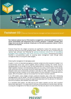 Factsheet 03 |How can financial flows be managed and fees and payments be set?