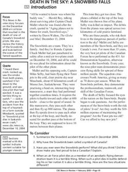 DEATH IN THE SKY: A SNOWBIRD FALLS - Introduction - Curio.ca