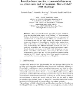 Location-based species recommendation using co-occurrences and environment-GeoLifeCLEF 2018 challenge - CEUR Workshop Proceedings