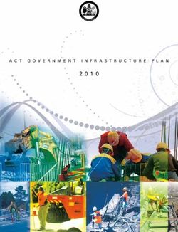 ACT GOVERNMENT INFRASTRUCTURE PLAN - WODEN VALLEY ...