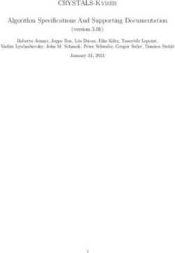 Algorithm Specifications And Supporting Documentation - CRYSTALS-Kyber (version 3.01)