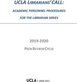 UCLA LIBRARIANS' CALL: ACADEMIC PERSONNEL PROCEDURES 2019-2020 - UCLA.edu