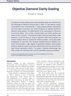 Objective Diamond Clarity Grading - Michael D. Cowing