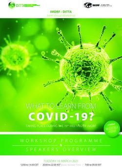 COVI D -19? WHAT TO LEARN FROM - Global Diagnostic Imaging, Healthcare IT ...
