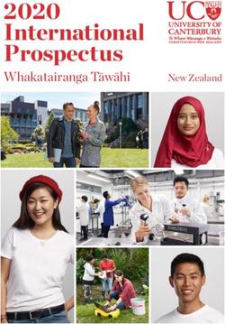 University of Canterbury - 2020 International Prospectus