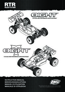 INSTRUCTION MANUAL BEDIENUNGSANLEITUNG MANUEL D'UTILISATION MANUALE DI ISTRUZIONI