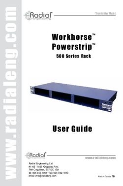Workhorse Powerstrip 500 Series Rack - User Guide - Radial Engineering