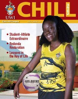 Student-Athlete Extraordinaire Redonda Restoration Lessons in the Key of Life - UWI