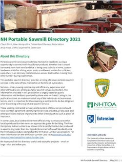 NH Portable Sawmill Directory 2021 - UNH Extension