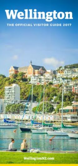 THE OFFICIAL VISITOR GUIDE 2017 - WellingtonNZ.com - St Bernard's College