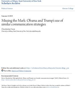 Missing the Mark: Obama and Trump's use of similar communication strategies