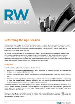 Reforming the Age Pension