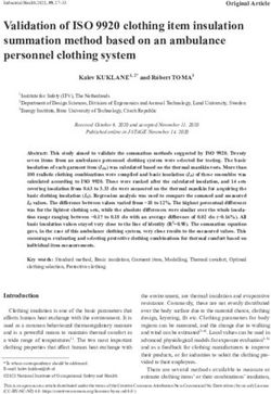 Validation of ISO 9920 clothing item insulation summation method based on an ambulance personnel clothing system