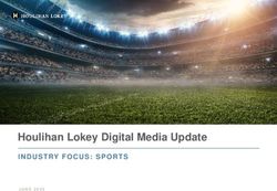 Houlihan Lokey Digital Media Update - INDUSTRY FOCUS: SPORTS