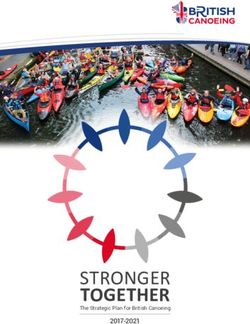 STRONGER TOGETHER The Strategic Plan for British Canoeing