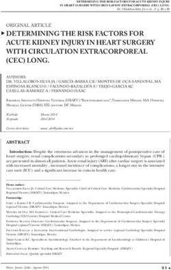 DETERMINING THE RISK FACTORS FOR ACUTE KIDNEY INJURY IN HEART SURGERY WITH CIRCULATION EXTRACORPOREAL (CEC) LONG.