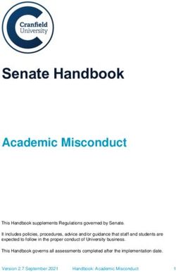 Senate Handbook Academic Misconduct - Cranfield University