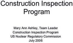 Construction Inspection Program - Mary Ann Ashley, Team Leader Construction Inspection Program US Nuclear Regulatory Commission July 2006 - NRC