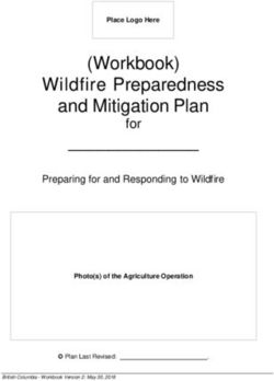 (WORKBOOK) WILDFIRE PREPAREDNESS AND MITIGATION PLAN - AGSAFE