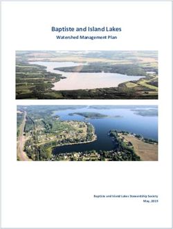 Baptiste and Island Lakes - Watershed Management Plan - Athabasca Watershed Council