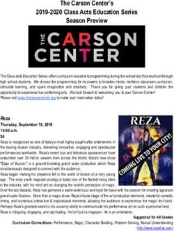 The Carson Center's 2019-2020 Class Acts Education Series Season Preview