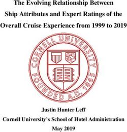 The Evolving Relationship Between Ship Attributes and Expert Ratings of the Overall Cruise Experience from 1999 to 2019 - Justin Hunter Leff ...