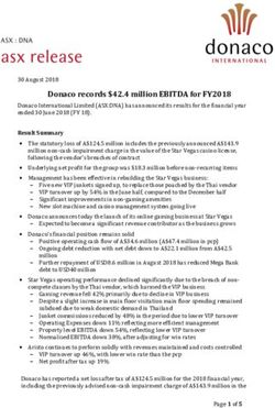 Donaco records $42.4 million EBITDA for FY2018 - Donaco International